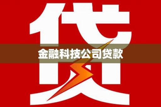 海晏金融科技公司贷款