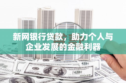 海晏新网银行贷款，助力个人与企业发展的金融利器