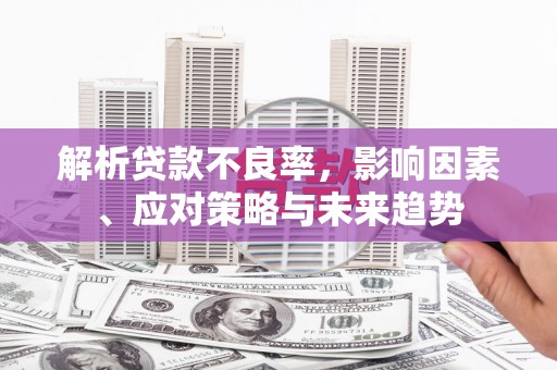 海晏解析贷款不良率，影响因素、应对策略与未来趋势
