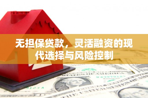 海晏无担保贷款，灵活融资的现代选择与风险控制