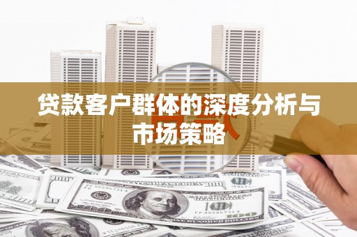 海晏贷款客户群体的深度分析与市场策略