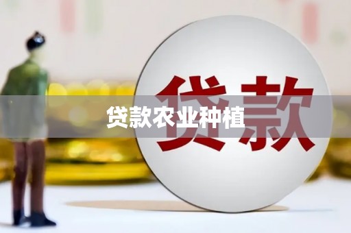 海晏贷款农业种植
