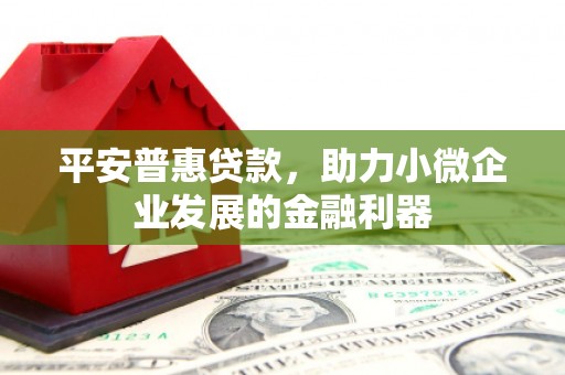 海晏平安普惠贷款，助力小微企业发展的金融利器