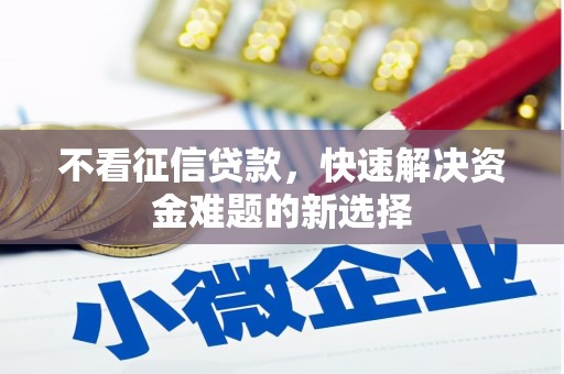 海晏不看征信贷款，快速解决资金难题的新选择