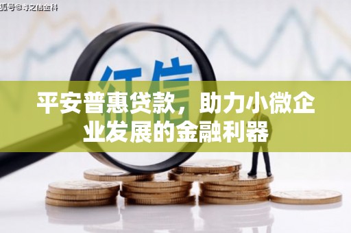 海晏平安普惠贷款，助力小微企业发展的金融利器