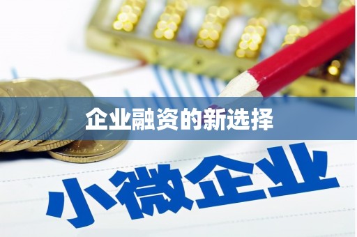 海晏企业融资的新选择