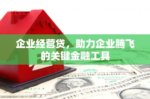 海晏企业经营贷，助力企业腾飞的关键金融工具