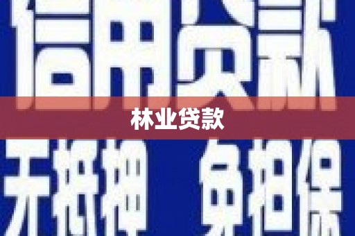 海晏林业贷款