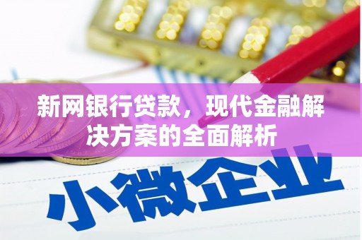 海晏新网银行贷款，现代金融解决方案的全面解析