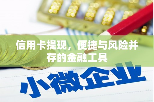 海晏信用卡提现，便捷与风险并存的金融工具