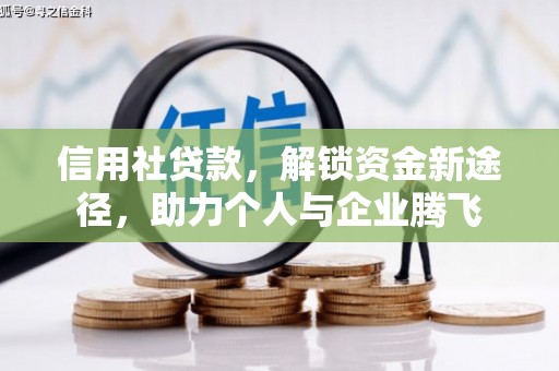 海晏信用社贷款，解锁资金新途径，助力个人与企业腾飞
