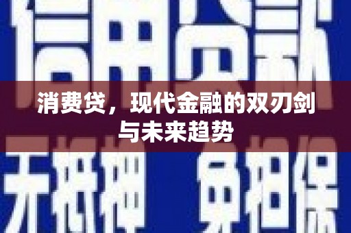 海晏消费贷，现代金融的双刃剑与未来趋势