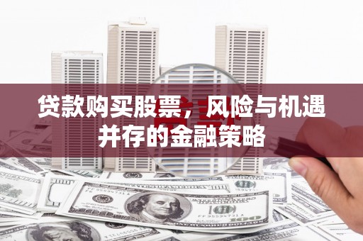 海晏贷款购买股票，风险与机遇并存的金融策略