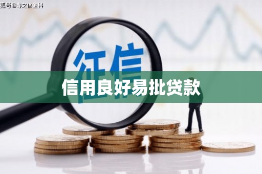 海晏信用良好易批贷款
