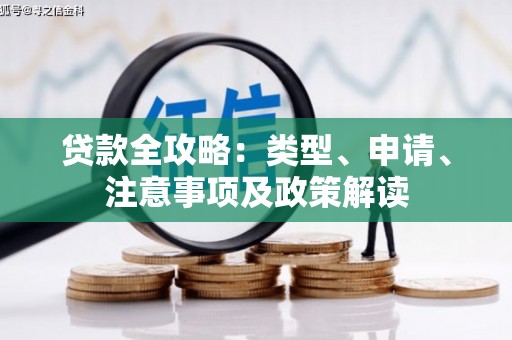 海晏贷款全攻略：类型、申请、注意事项及政策解读